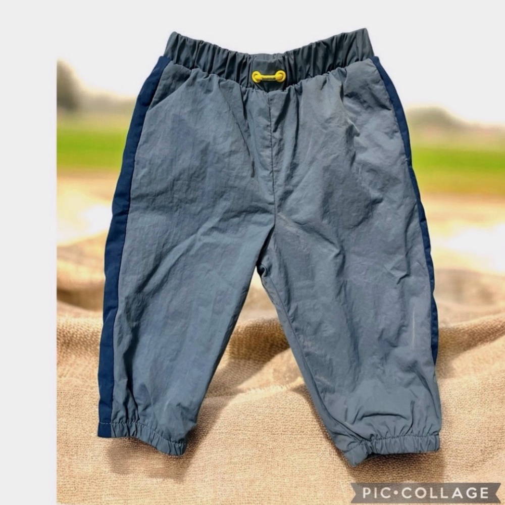 ZARA KIDS BOY TRACK JOGGER SIDE STRIPE YELLOW CORD DETAIL POCKET SOFTLY LINED